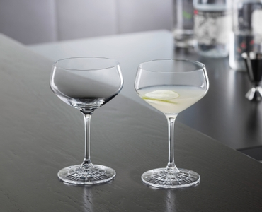 SPIEGELAU Perfect Serve Collection Coupette Glass in use