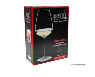 GRAPE@RIEDEL White Wine/Champagne Glass/Spritz Drinks in the packaging