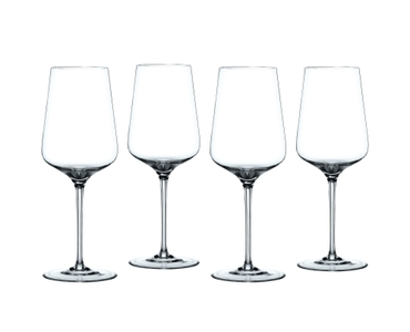 NACHTMANN ViNova Redwine glass filled with a drink on a white background