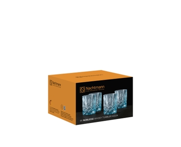 NACHTMANN Noblesse Whisky Tumbler - aqua in the packaging
