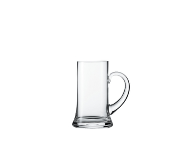 SPIEGELAU Beer Classics Beer Mug 0,5l filled with a drink on a white background