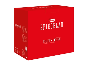 SPIEGELAU Definition Champagne Glass in the packaging