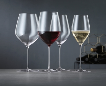 SPIEGELAU Hi-Lite Bundle Champagne Glasses in use