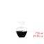 RIEDEL Apple NY Decanter filled with a drink on a white background
