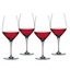 SPIEGELAU Authentis Bordeauxglas gefüllt mit einem Getränk auf weißem Hintergrund