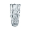 NACHTMANN Quartz Vase - 26cm | 10.25in filled with a drink on a white background