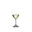 NACHTMANN ViVino White Wine Glass filled with a drink on a white background