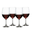 SPIEGELAU Vino Grande Bordeaux filled with a drink on a white background