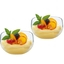 SPIEGELAU Capri Bowl - square 16cm | 6.299in filled with a drink on a white background