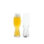 SPIEGELAU Craft Beer Glasses Craft Pils filled with a drink on a white background