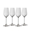 SPIEGELAU Lifestyle Champagne Glass filled with a drink on a white background