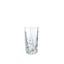 NACHTMANN Sculpture Longdrinkglas gefüllt mit einem Getränk auf weißem Hintergrund