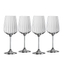 SPIEGELAU Lifestyle Weißweinglas gefüllt mit einem Getränk auf weißem Hintergrund