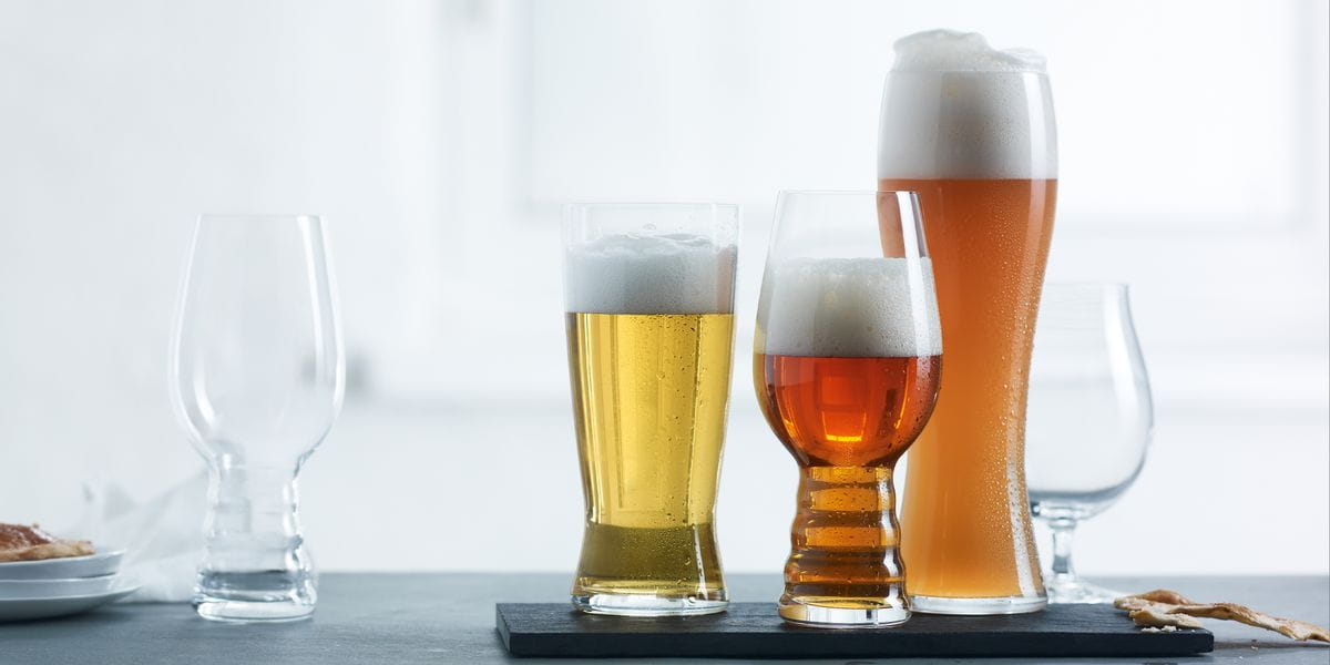 Spiegelau Beer Classics Glasses, Tall Pilsner, 13.4 oz - 2 glasses
