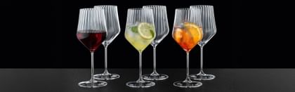 Six NACHTMANN Aperitivo Spritz/Red Wine Glasses