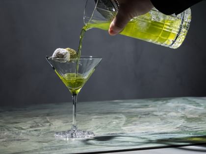 SPIEGELAU Perfect Serve Collection Cocktail Glass with Nishimura Cocktail and a Mixing Glass