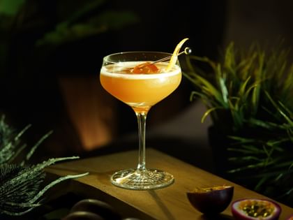 Pornstar Martini in the SPIEGELAU Perfect Coupette Glass