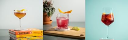 Wine cocktails in SPIEGELAU glassware