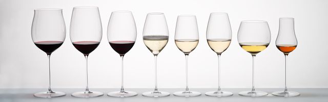 Collection overview form RIEDEL Superleggero premium machine-made wine glasses